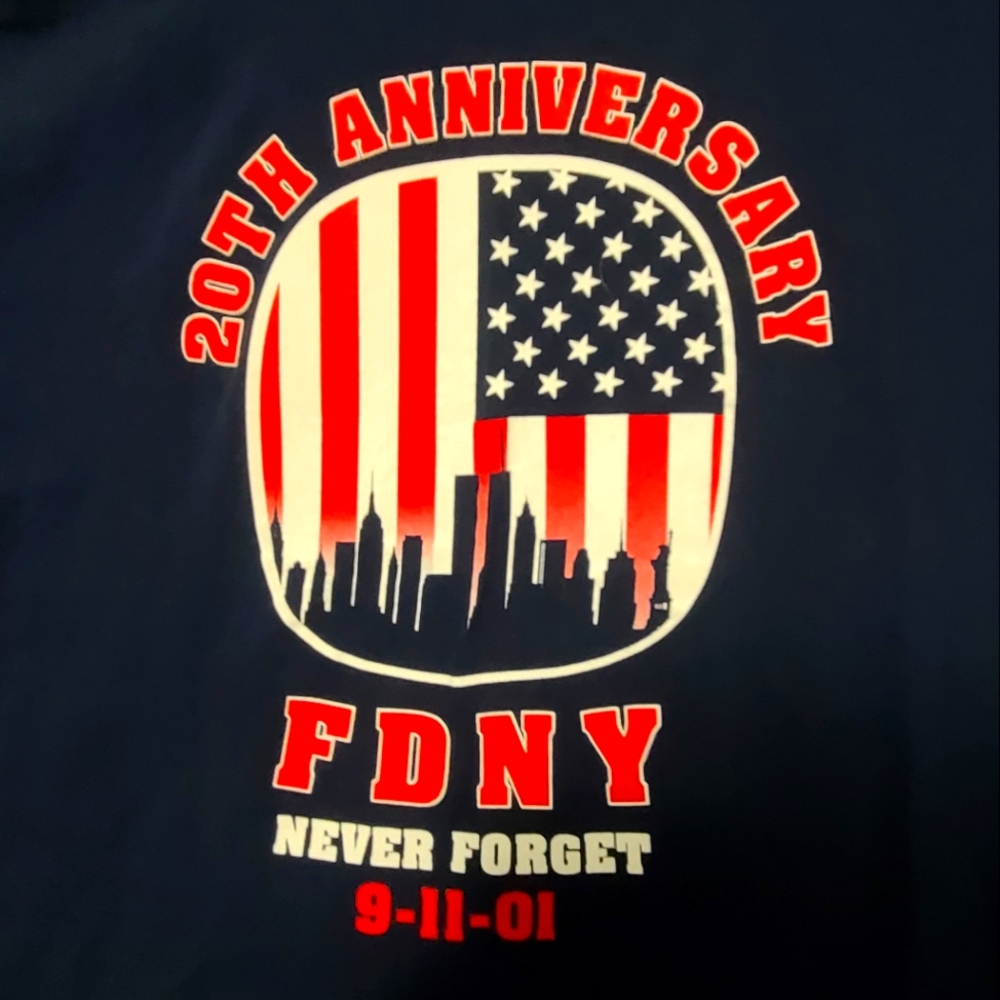 20TH ANNIVERSARY FDNY 9-11-01 T-Shirt